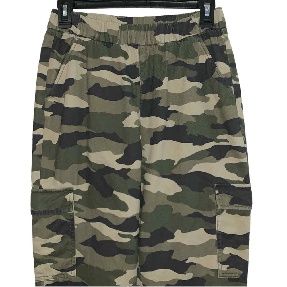 H&M Divided Camo Cargo Jogger Pants Elastic Waist Size 2 - Picture 3 of 11